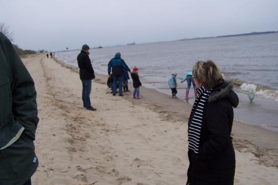 Strand im Herbst